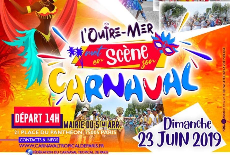 Dimanche 23 juin L’Outre Mer met en scène son carnaval