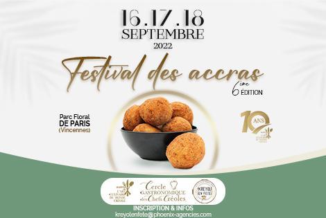 Le Festival des accras au Parc Floral de Paris (16-18 septembre 2022)